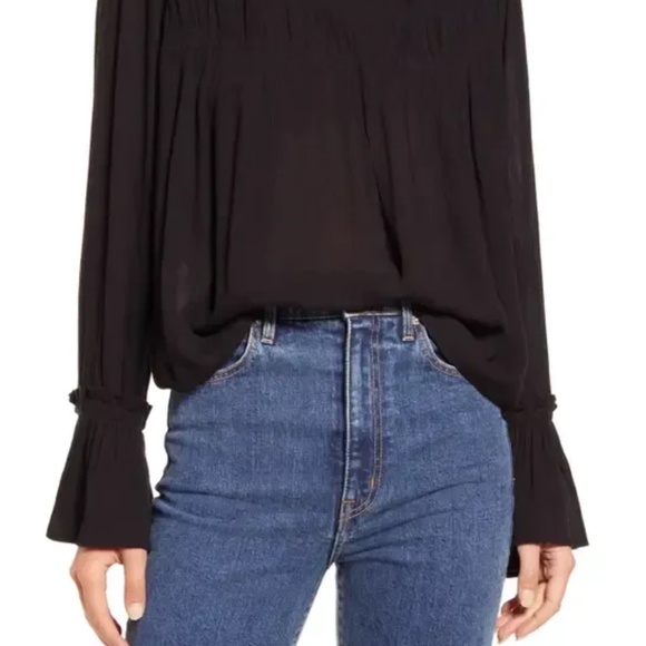 Free People Kelsey Crinkle Top - Picture 2 of 4